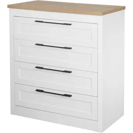 OTTO home Büsum 90 x 93 x 39 cm Weiß