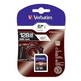 Verbatim SDXC Premium 128GB Class 10 UHS-I