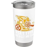 Linotype Operator Vintage-T-Shirt im Retro-Look Dark Humor Doppelwandiger Edelstahl-Thermobecher