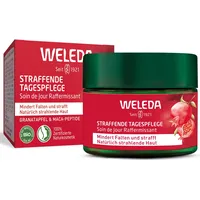 WELEDA Bio Straffende Tagespflege - Naturkosmetik Natural Anti Aging Gesichtscreme mit Granatapfelsamenöl & Maca-Peptiden. Feuchtigkeitscreme mindert Falten & erhöht Elastizität / Spannkraft (1x 40ml)