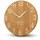 Flexistyle Wanduhr Natur 30 cm 100% Eiche Eiche/Weiß
