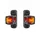 Wiltec Begrenzungsleuchte 2x 4 LED 12V rot 43 mm x 84 mm x 103 mm