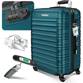 Kesser Hartschalen-Trolley 4-Rollen Cabin 66 cm / 84 l grün