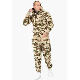 BENLEE Rocky Marciano Frasen Kapuzensweatjacke Herren Khaki 3XL