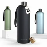 LARS NYSØM Trinkflasche schwarz 1,5 l