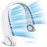 Tragbare Klimaanlage, Nackenventilator, Mini-Ventilator, Kühlung - Weiß