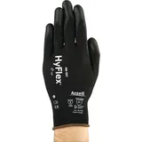 Ansell Handschuhe HyFlex® 48-101 Gr.8 schwarz EN 388 PSA II Nyl.m.PU Ansell