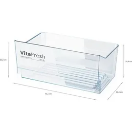 Bosch Serie 4 KSV36VLEP Kühlschrank (346 l, 1860 mm hoch, Inoxlook)