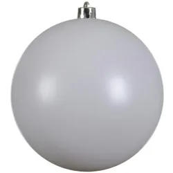 Christbaumkugeln Weihnachtskugeln bruchfest Ø 20 cm 1 Stück winterweiß glanz