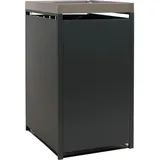 MCW Mülltonnenbox O67-PK-1 1 m schwarz