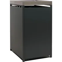 MCW Mülltonnenbox O67-PK-1 1 m schwarz