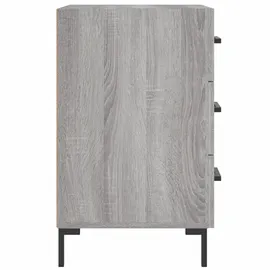 vidaXL Nachttisch Grau Sonoma 40x40x66 cm Holzwerkstoff