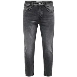 Only & Sons ONSYOKE TAPERED Relax-fit schwarz 28/32