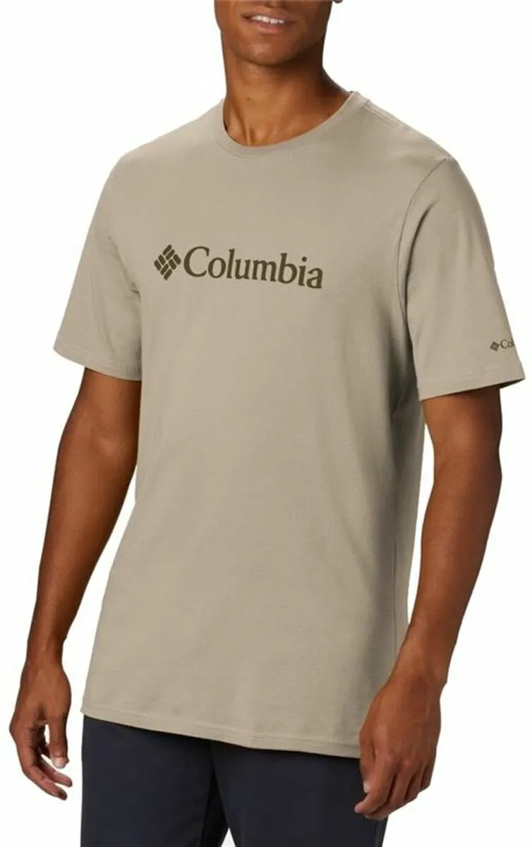 Herren Kurzarm-T-Shirt Columbia Grau Herren - L