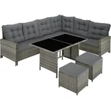 Tectake Barletta Rattan Lounge