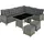 Tectake Barletta Rattan Lounge grau