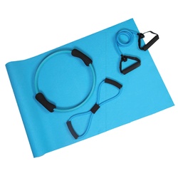 Aserve Yoga Tube Widerstandsbänder Set (Lila)