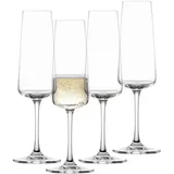 Schott Zwiesel Sektglas MIOVINO (4er-Set), spülmaschinenfeste Tritan-Kristallgläser, Made in Germany (Art.-Nr. 124052)