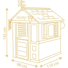 Smoby Spielhaus 4 Seasons Blau/Weiß