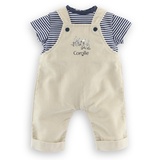 Corolle Mon Grand Poupon 36cm Shirt, Latzhose, Loire, für alle 36cm Babypuppen, ab 2 Jahren