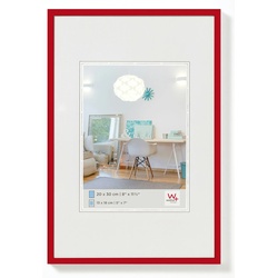 walther + design Lifestyle Kunststoff Bilderrahmen 15x20 cm ROT