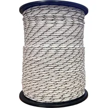 ZGM Weidezaun 200 m 1 cm Weiß/Braun