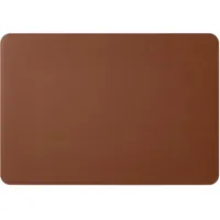 Eglooh - Herms - Schreibtischunterlage aus Leder Orange Braun cm 80x50 - Handwerkliche Nähte und abgerundeten Kanten - Made in Italy