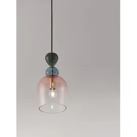Nova Luce Murano 1-flg. E14 40 cm gold, multicolor