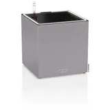 LECHUZA Canto Stone 30 low LED 30 x 30 x 30 cm steingrau