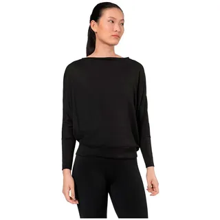 super.natural Kula Langarm-t-shirt - Jet Black - L