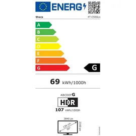 Sharp 50GL4260E 50" 4K LED Google TV