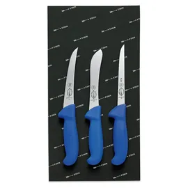 Friedr. Dick ErgoGrip Messerset 3-tlg. 15 cm flexibel Blau