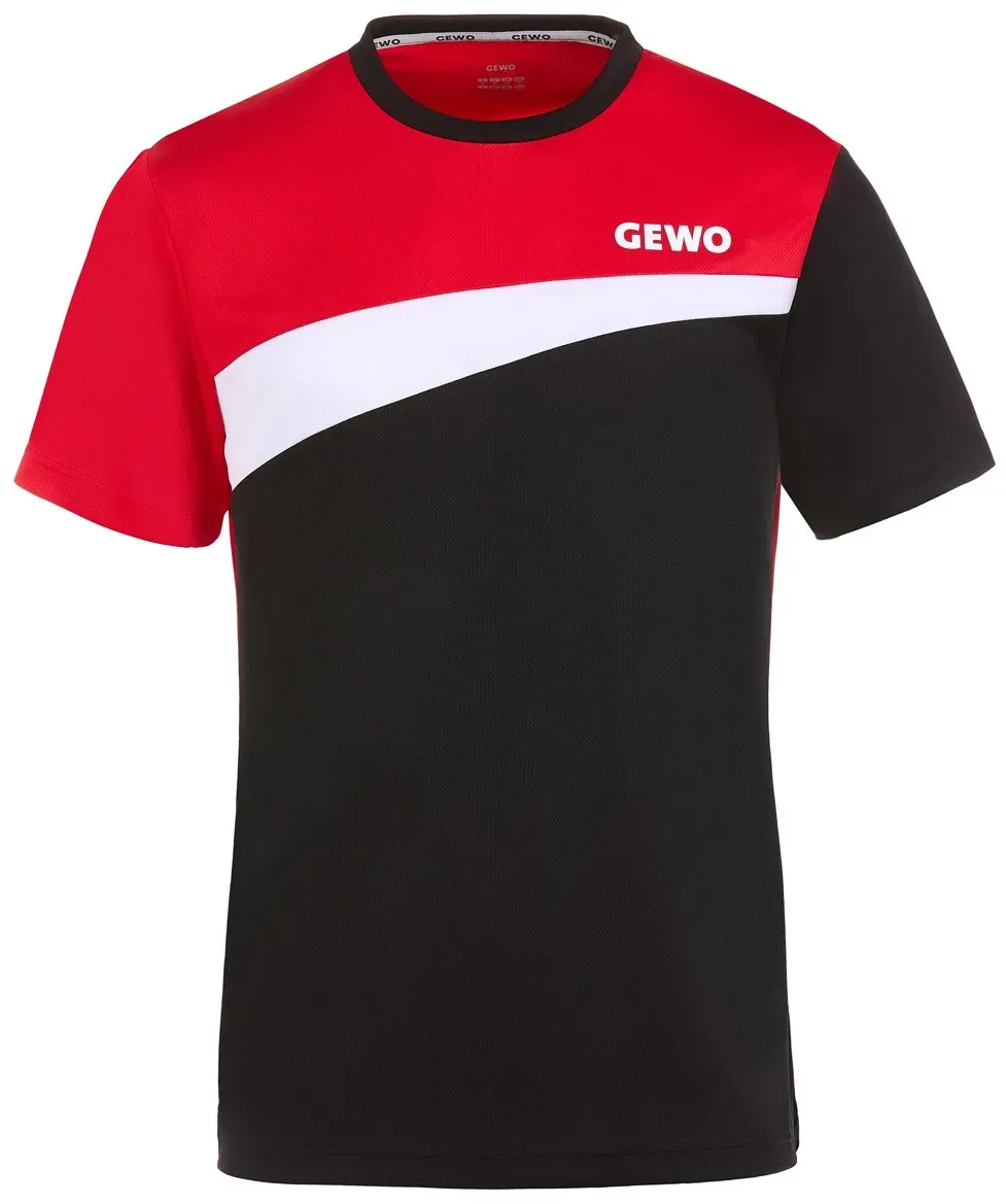 Gewo T-Shirt Fondi IV schwarz/rot S - S
