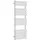 neu.haus Handtuchheizkörper 500 x 1200 mm 615 W weiß Mittelventil