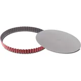 Tefal Delibake J1641574, Backform Tarte 28 cm, Antihaft-Beschichtung, herausnehmbarer Boden, Deutsche Qualität