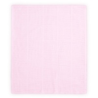 Lorelli Babydecke, Kuscheldecke Baumwolle, Größe 75 x 100 cm, ab Geburt, pink