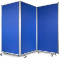 Office Marshal Filz-Trennwand 180 x 180 cm Blau
