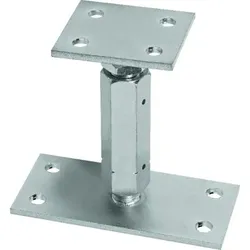 Stützenfuß Typ P höhenverstellbar 80x70x5,0mm
