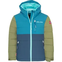 TROLLKIDS Kinder Hemsedal XT Winterjacke dark marine/mystic blue/pine green - 176