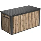 Keter Gartenbox "Sierra" Holzoptik Pinie Aufbewahrungsbox Auflagenbox Kissenbox