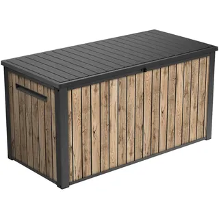 Keter Gartenbox "Sierra" Holzoptik Pinie Aufbewahrungsbox Auflagenbox Kissenbox