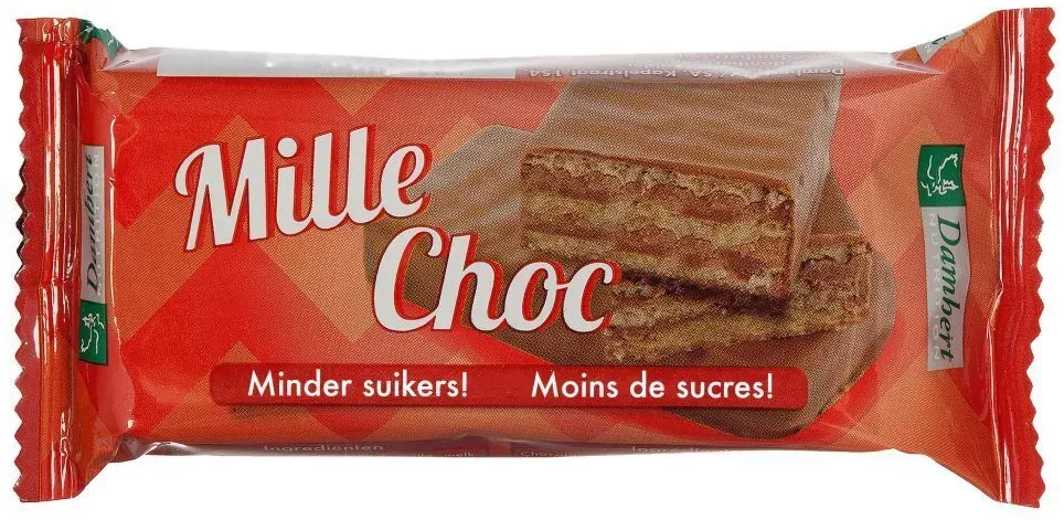 Damhert Mille Choc Moins de Sucres 34 g Snack