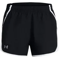 Under Armour Fly-By Shorts Damen Schwarz/Weiß S