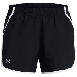 Under Armour Fly-By Shorts Damen Schwarz/Weiß S