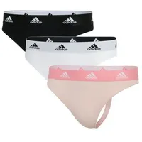 Adidas Tanga Active Comfort Cotton in schwarz, weiß, rosa | Gr.: S