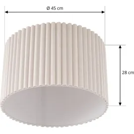 LINDBY Libbie 1 x 15 W dimmbar rund beige