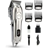 Revahs Clipper Two Professioneller Kabelloser Haarschneidemaschine Haarschneider Männer Profi Bartschneider Herren LED Display