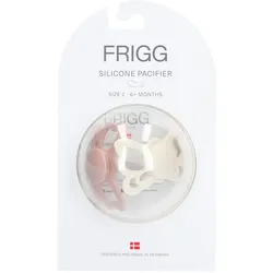 Frigg Sucette en Silicone Butterfly Cream - Blush 6-18 Mois