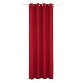 Wirth Vorhang WIRTH "Toco-Ranke" Gr. 2, rot, B:132cm H:175cm, Chenille, Polyacryl, Polyester, Gardinen