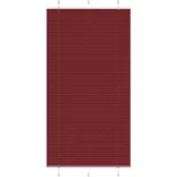 vidaXL Plissee Bordeauxrot 105 x 200 cm rot